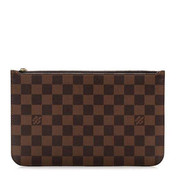 Authentic NEW Louis Vuitton Neverfull red damier pouch - Picture 9 of 10